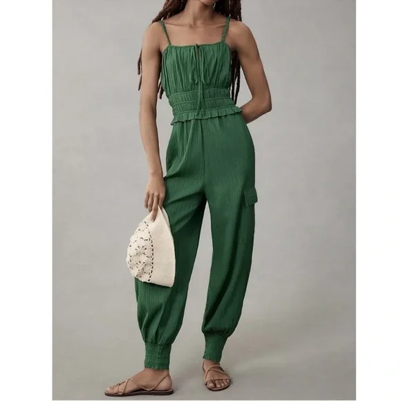 NWT Anthropologie En Saison Sleeveless Jumpsuit- size medium - Picture 1 of 8
